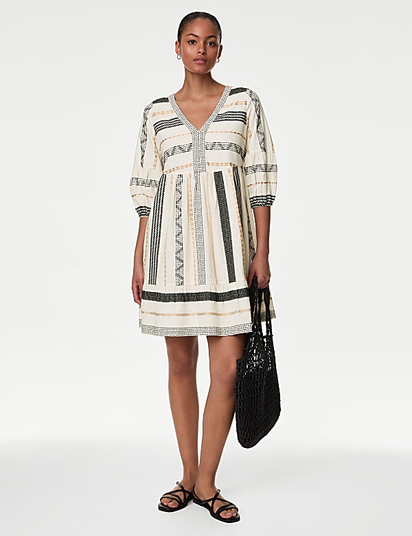 M&s jacquard dress clearance