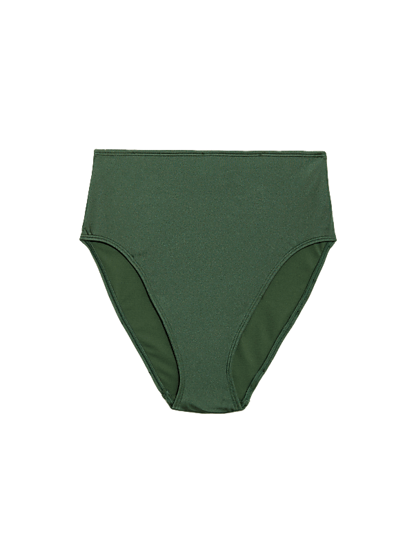 Tummy Control High Waisted Bikini Bottoms
