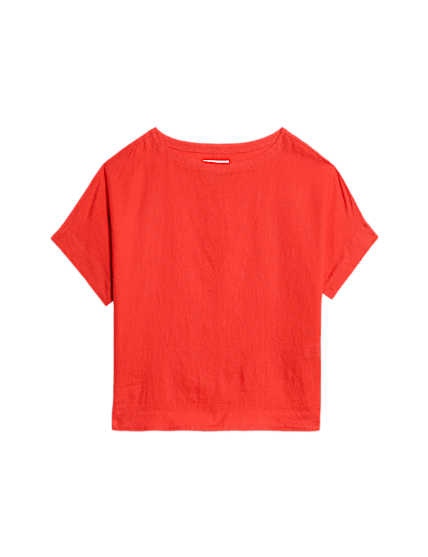 Pure Linen Relaxed T-Shirt