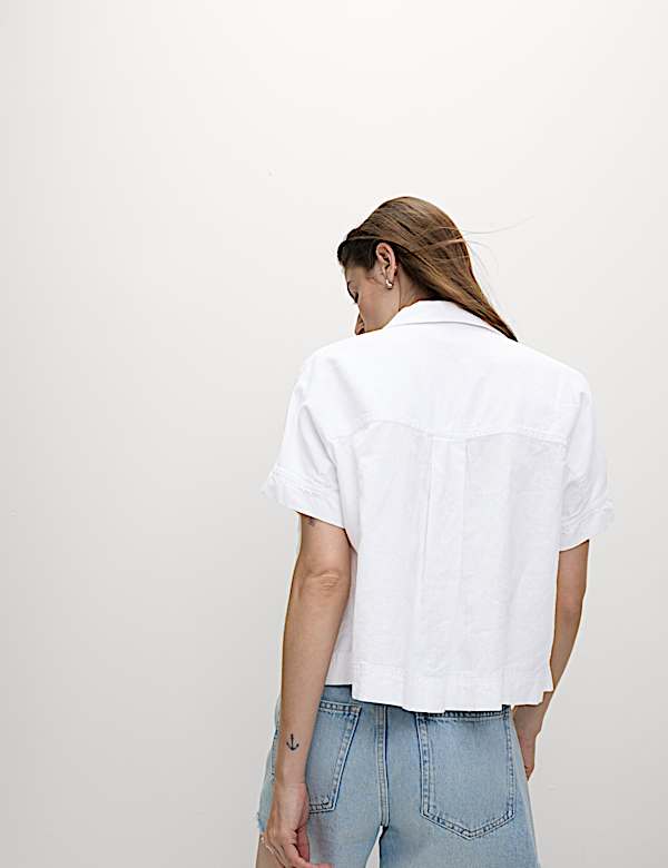 Linen Rich Collared Shirt