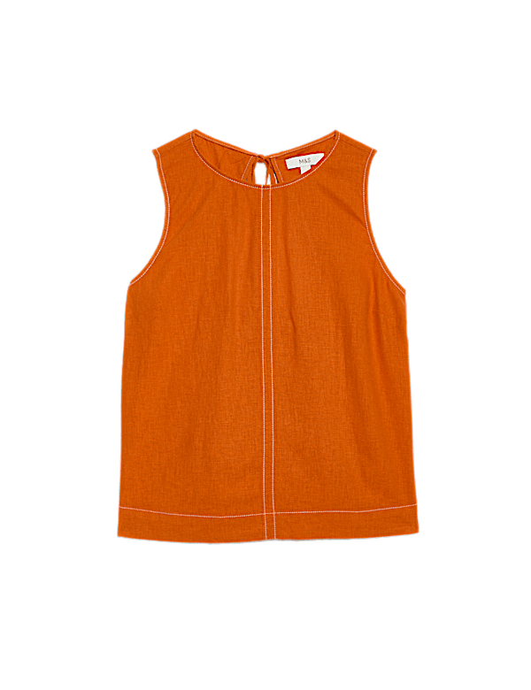 Linen Rich Regular Fit Vest