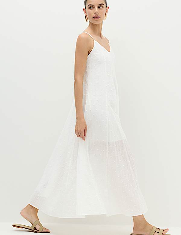 sachin and babi light blue dress Textured Dobby Maxi Beach Dress | SOFT WHITE | Dresses