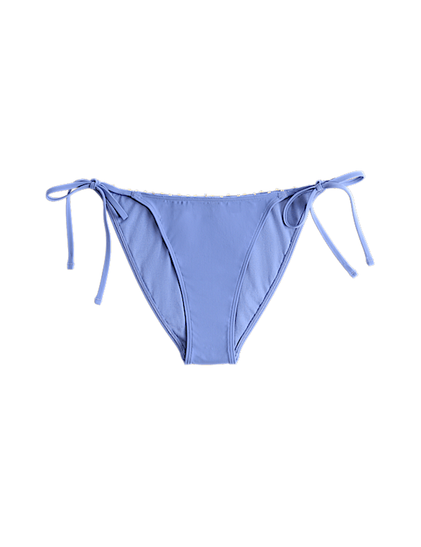 Bead Detail Tie Side Bikini Bottoms