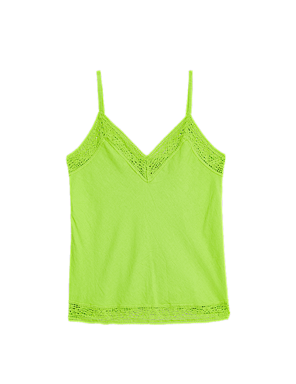 Linen Rich V-Neck Cami Top