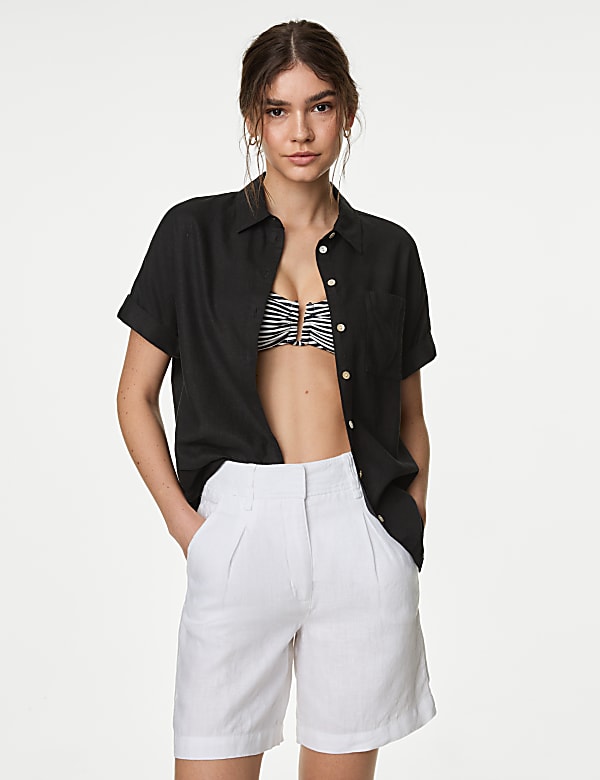 Linen Rich Collared Shirt
