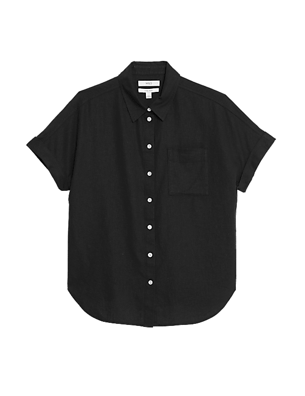 Linen Rich Collared Shirt