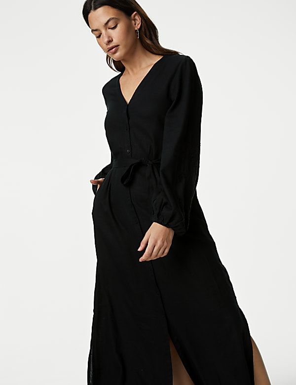 Linen dresses m&s online