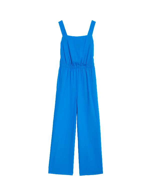Linen Rich Sleeveless Jumpsuit