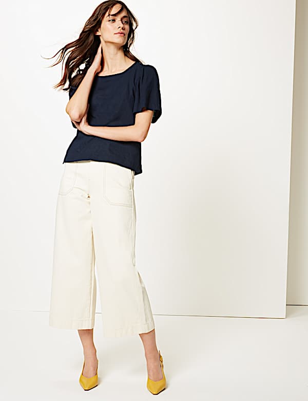Linen Rich Blouse