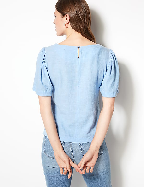 Linen Rich Blouse