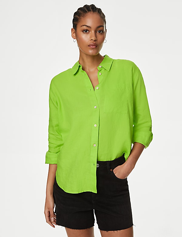 Pure Linen Relaxed Shirt