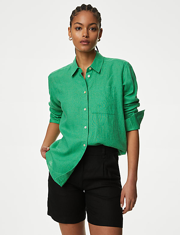 Pure Linen Relaxed Shirt