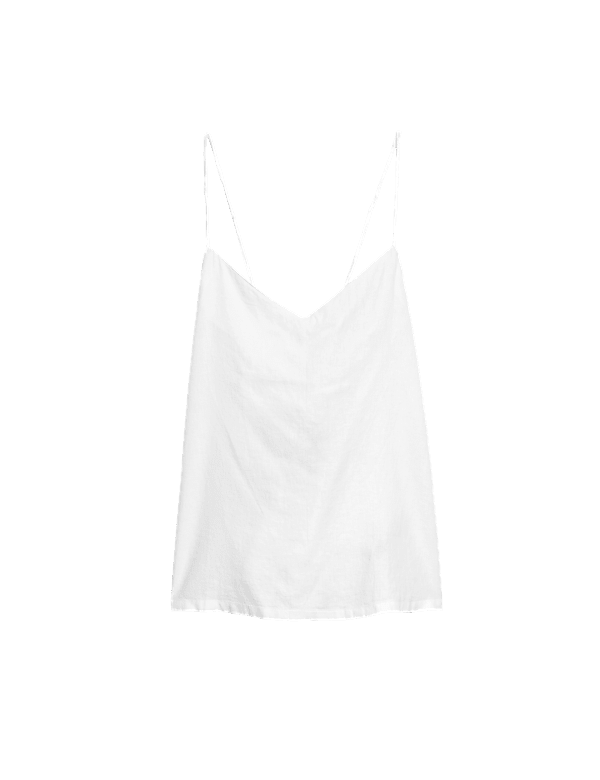 Linen Rich V-Neck Cami Top