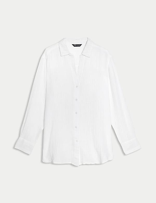 Pure Cotton Relaxed Beach Shirt