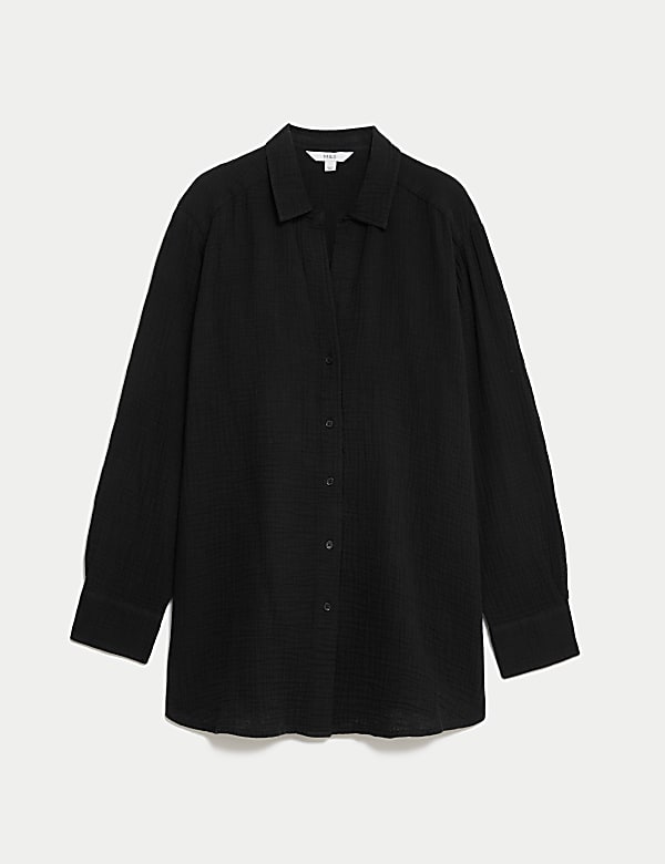 Pure Cotton Relaxed Beach Shirt - JO