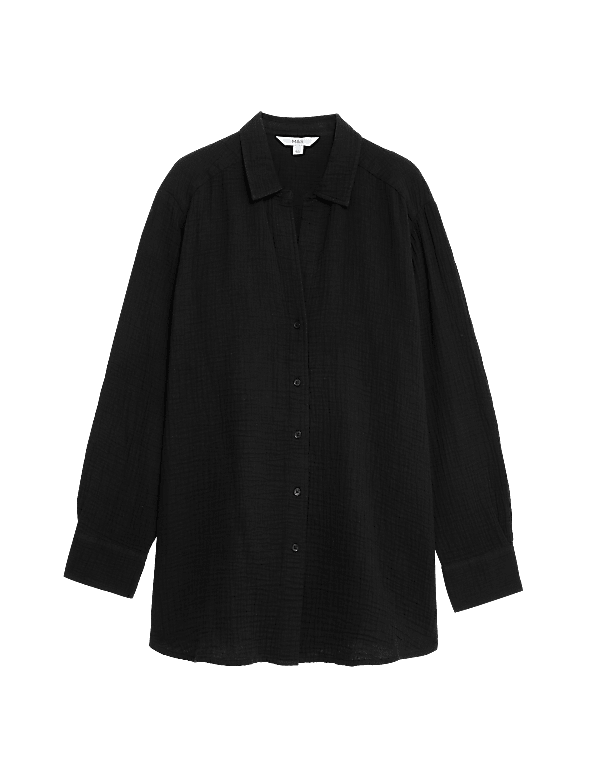 Pure Cotton Relaxed Beach Shirt