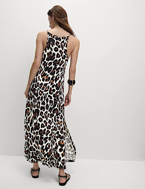 Jersey Printed Midaxi Beach Dress