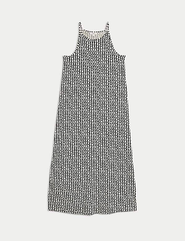 Jersey Printed Midaxi Beach Dress - CZ