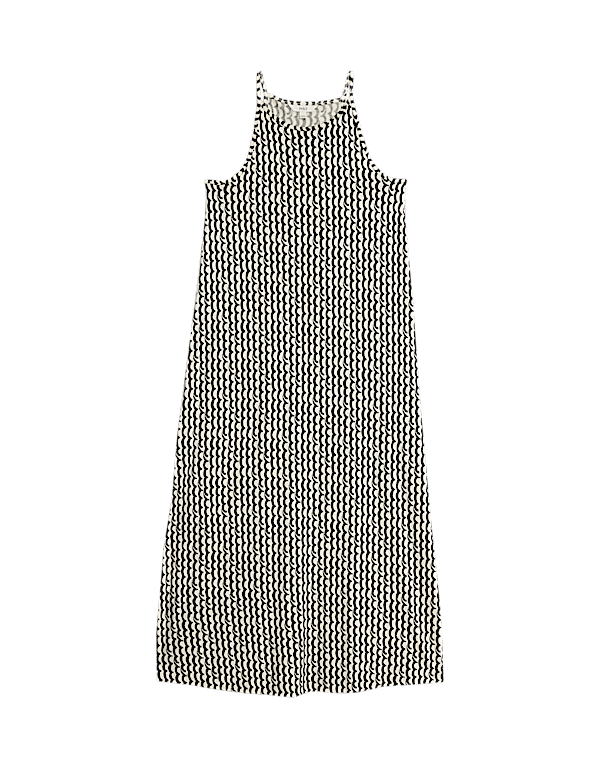 Jersey Printed Midaxi Beach Dress