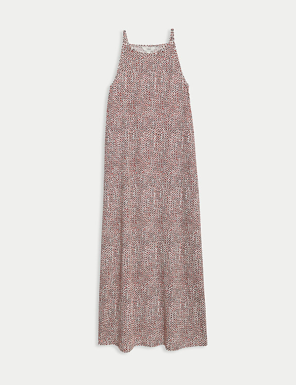 Jersey Printed Midaxi Beach Dress