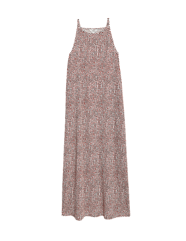 Jersey Printed Midaxi Beach Dress