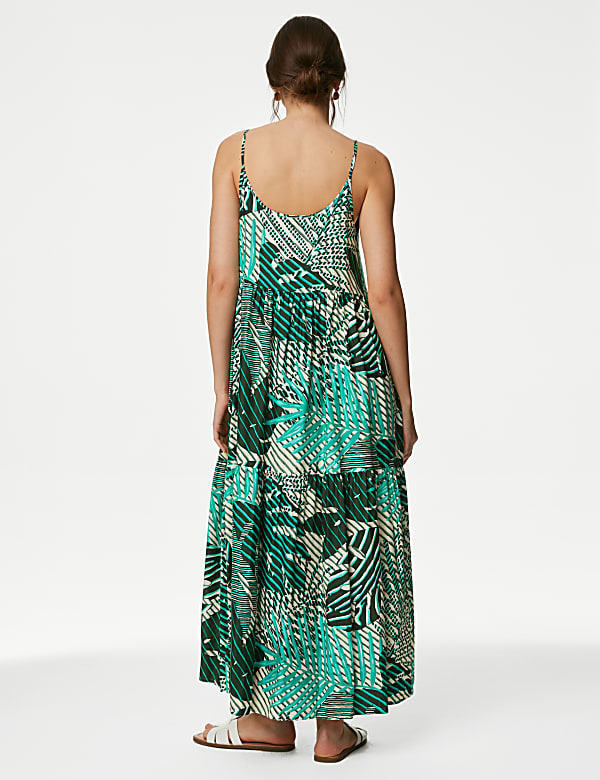 Buy Printed V-Neck Midaxi Beach Dress at Marks & Spencer
