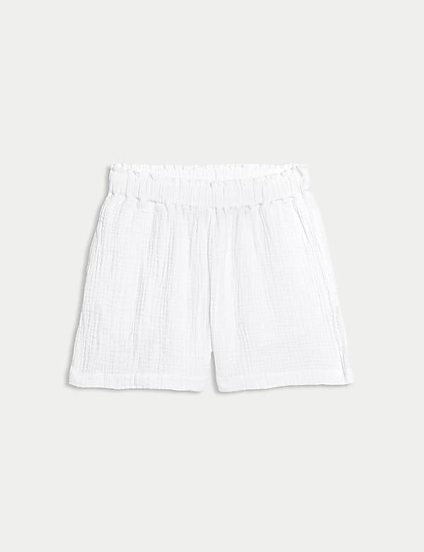 Pure Cotton Textured Beach Shorts - VN