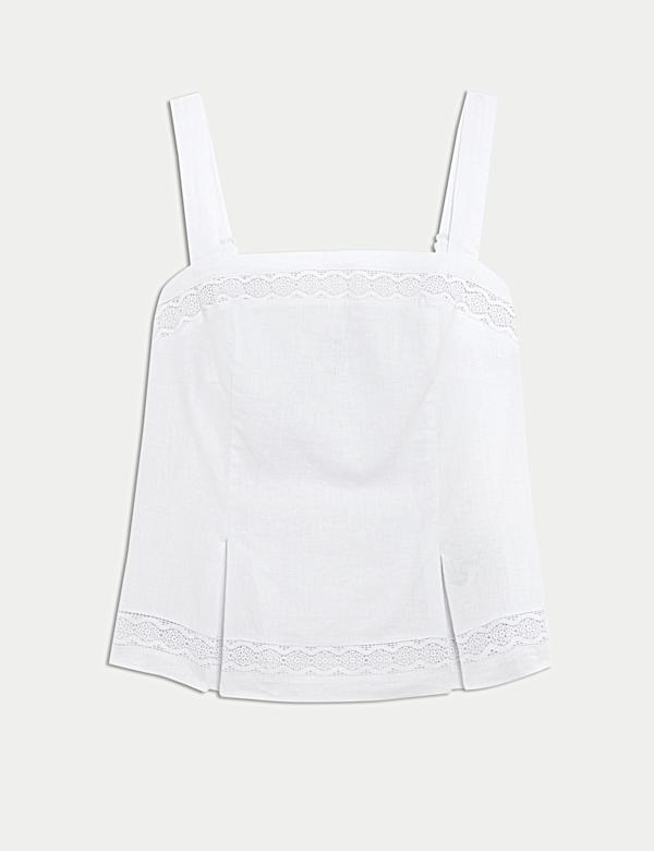 Linen Rich Strappy Cami Top - VN