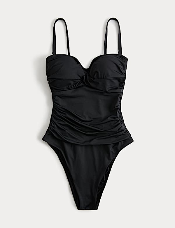 Maillot de bain bandeau effet amincissant ventre plat 360 - CA