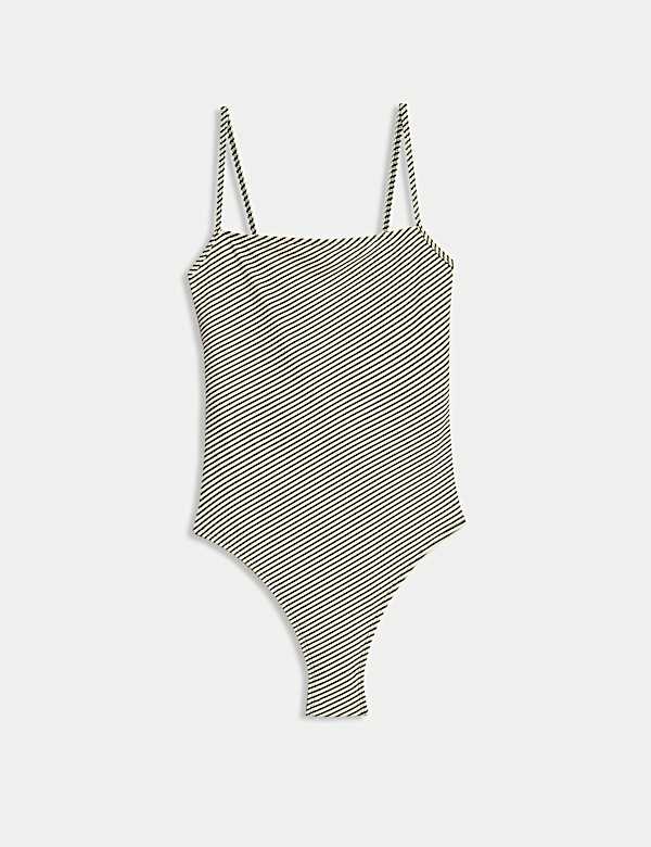 Printed Square Neck Swimsuit - JO