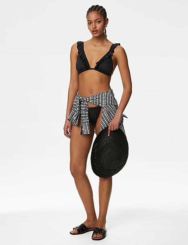 Ruffle Plunge Bikini Top - JP