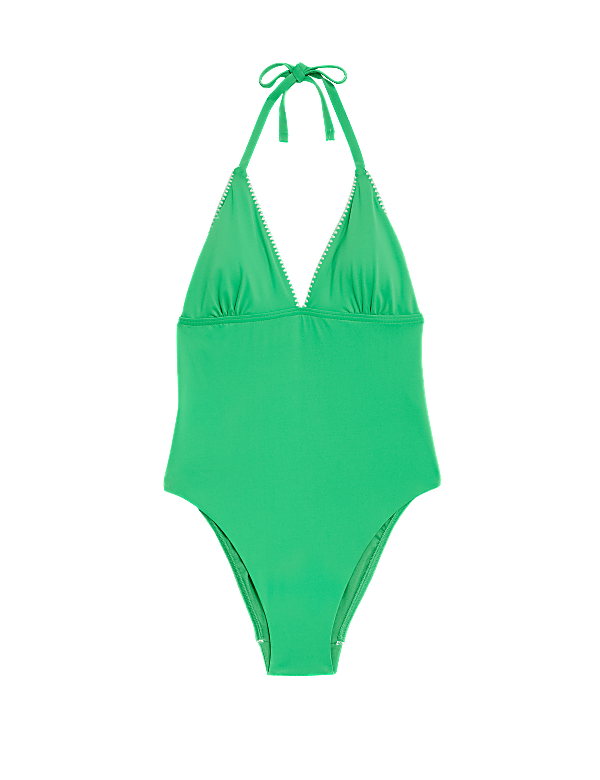 Halterneck Plunge Swimsuit