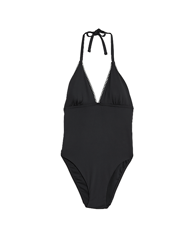 Halterneck Plunge Swimsuit