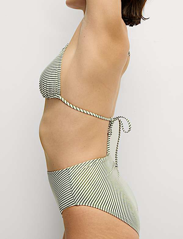 Spodn&iacute; d&iacute;l bikin s vysok&yacute;m pasem a potiskem - CZ