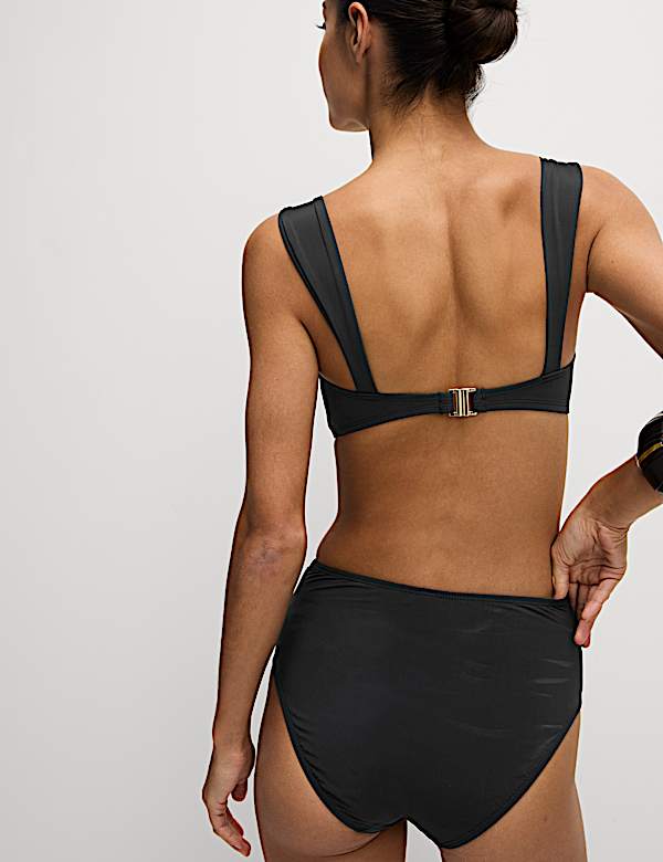 Tummy Control High Waisted Bikini Bottoms