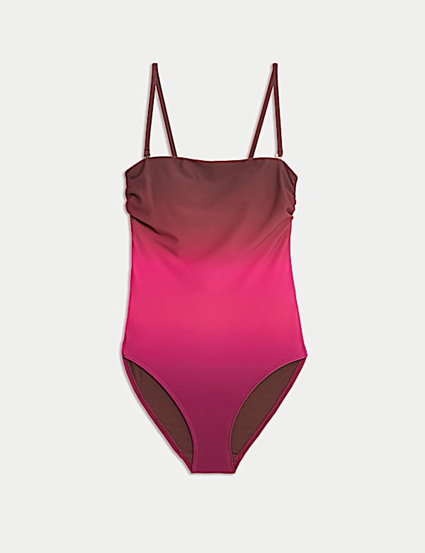 Maillot de bain bandeau ombr&eacute; - CH