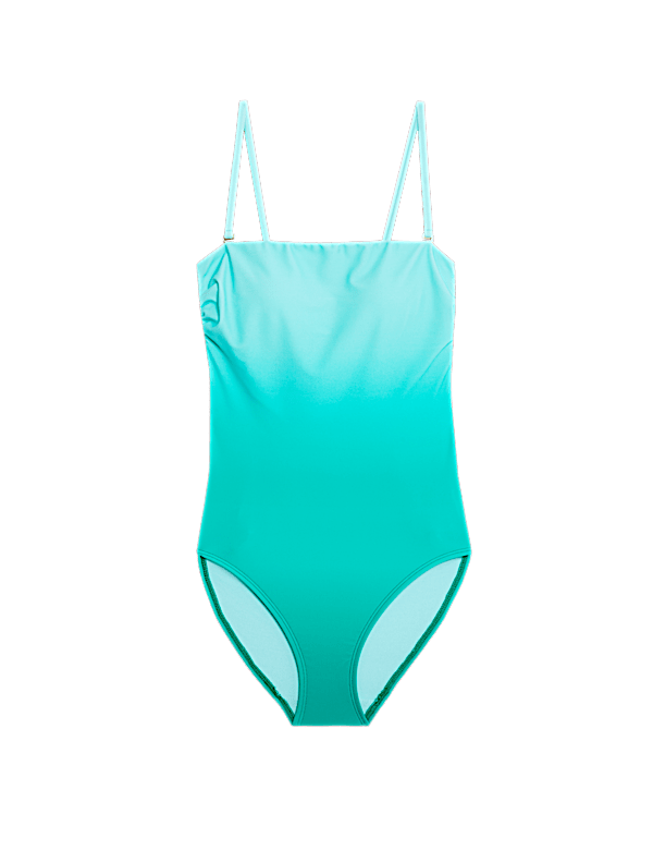 Ombre Bandeau Swimsuit