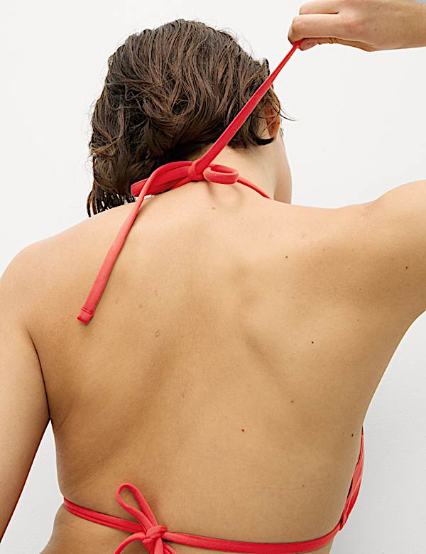 Parte de arriba de bikini triangular de neopreno con relleno - ES