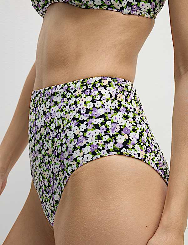 Tummy Control High Waisted Bikini Bottoms - EE