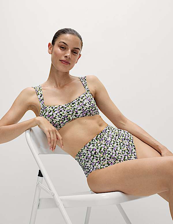 Tummy Control High Waisted Bikini Bottoms - EE