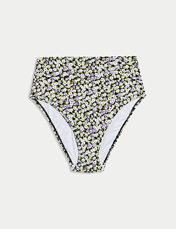 Tummy Control High Waisted Bikini Bottoms - AL