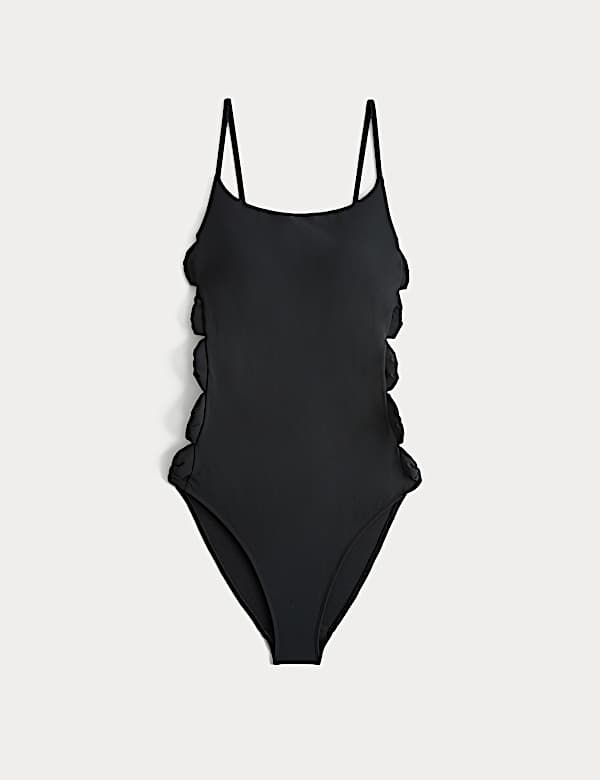 Padded Side Detail Bandeau Swimsuit - CN