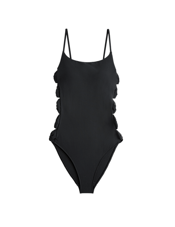 Padded Side Detail Bandeau Swimsuit