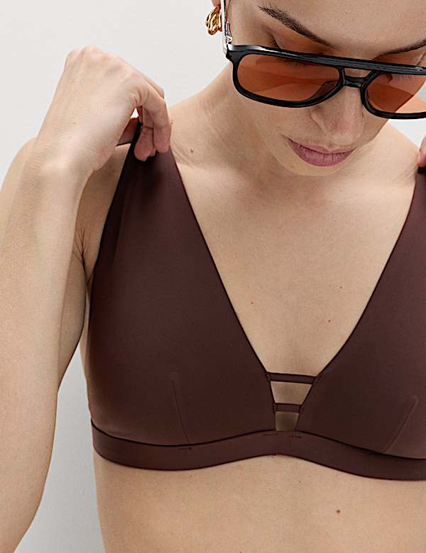 Sculpt Plunge V-Neck Bikini Top - GR