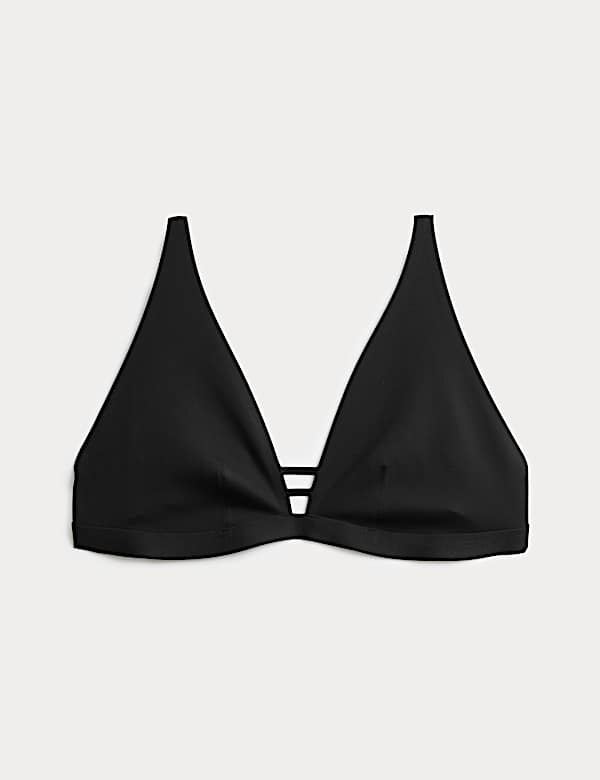 Haut de bikini plongeant sculptant à col en V - FR