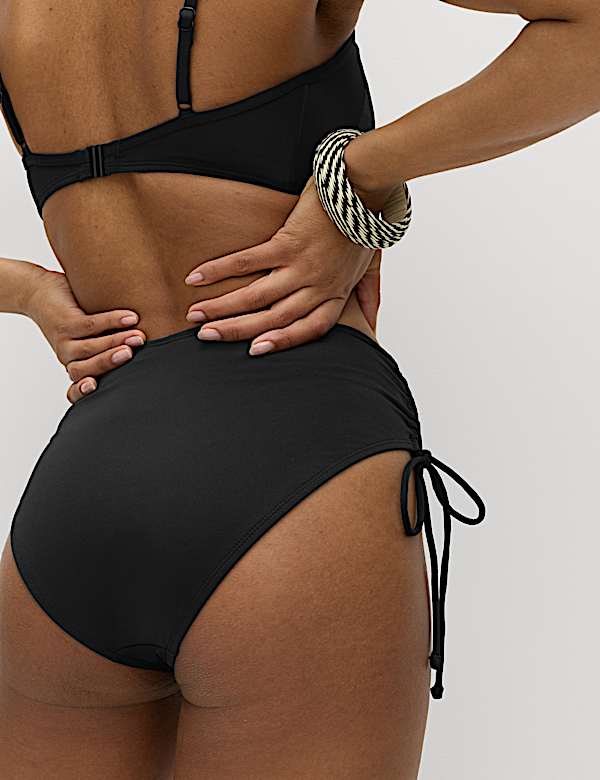 Tummy Control High Waisted Bikini Bottoms - CY
