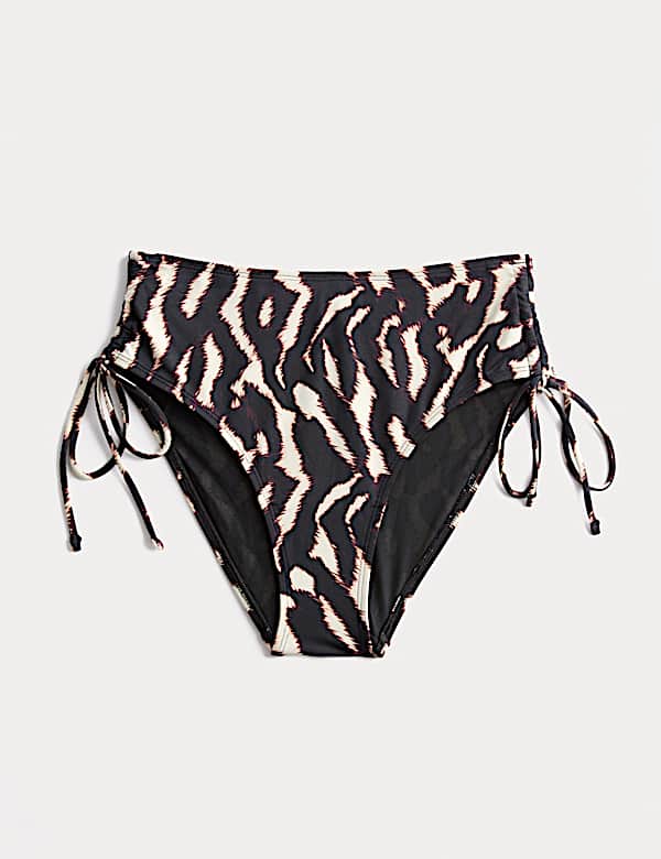 Tummy Control Printed Bikini Bottoms - CZ