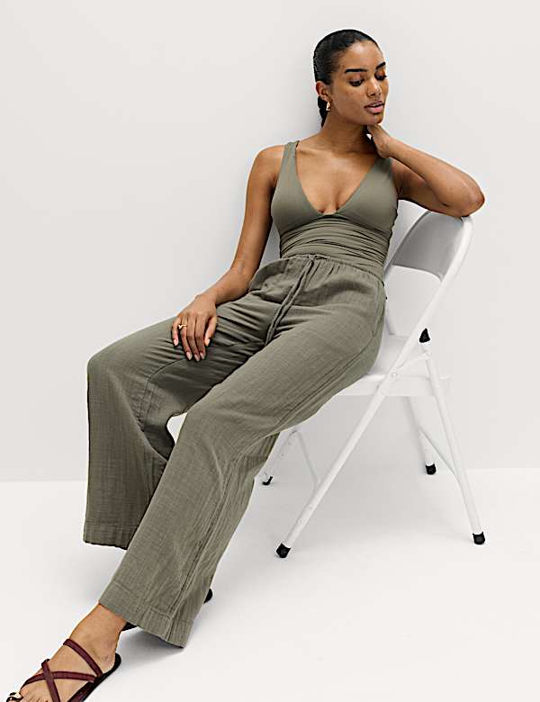 Tummy Control Deep Plunge Swimsuit - US