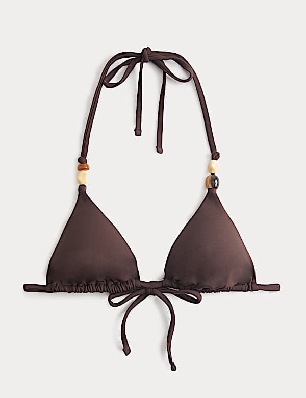 Beaded Triangle Bikini Top - JP