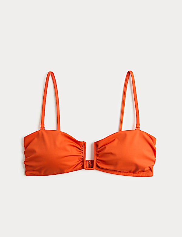 Padded U-Notch Bandeau Bikini Top - BG